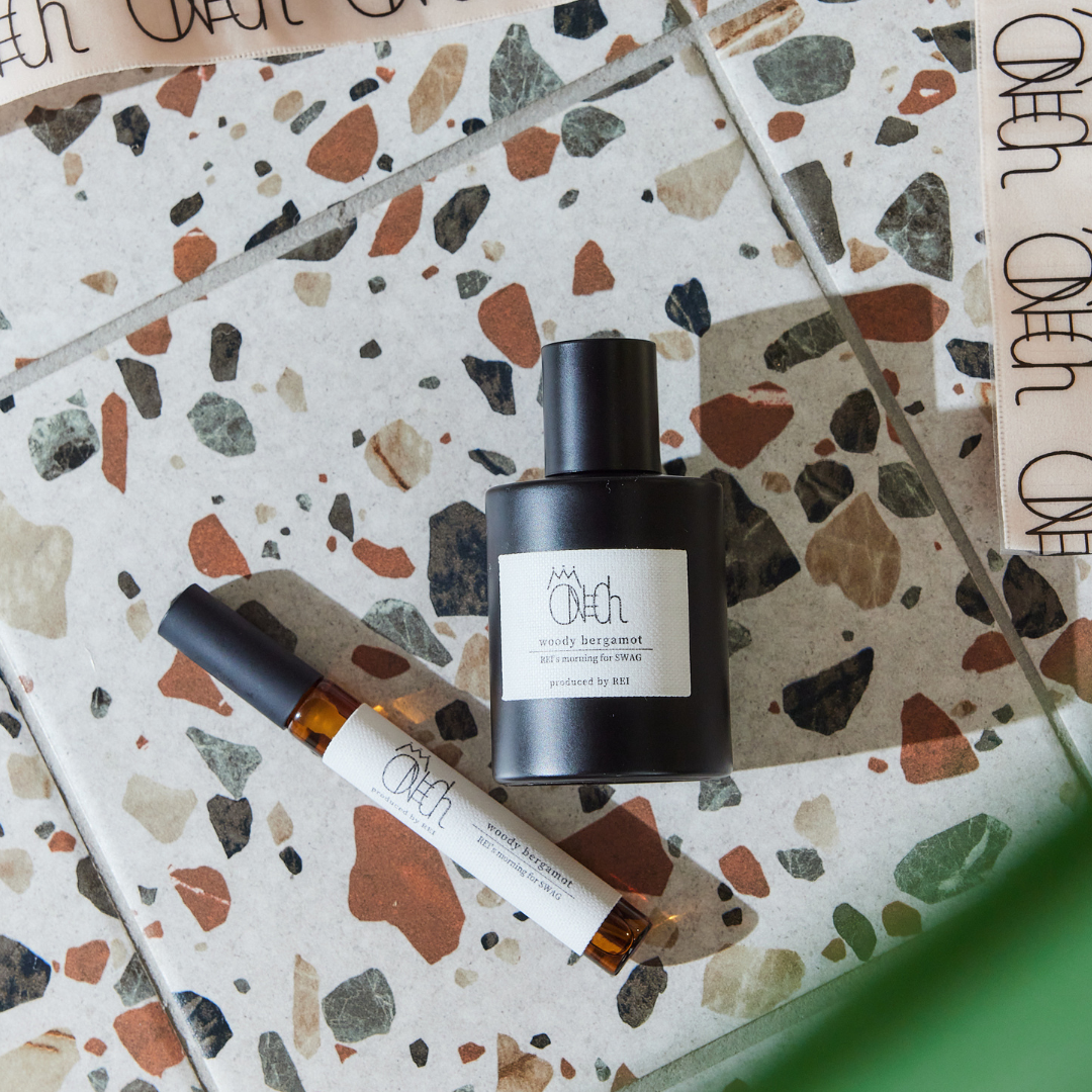 woody bergamot REI's morning for SWAG