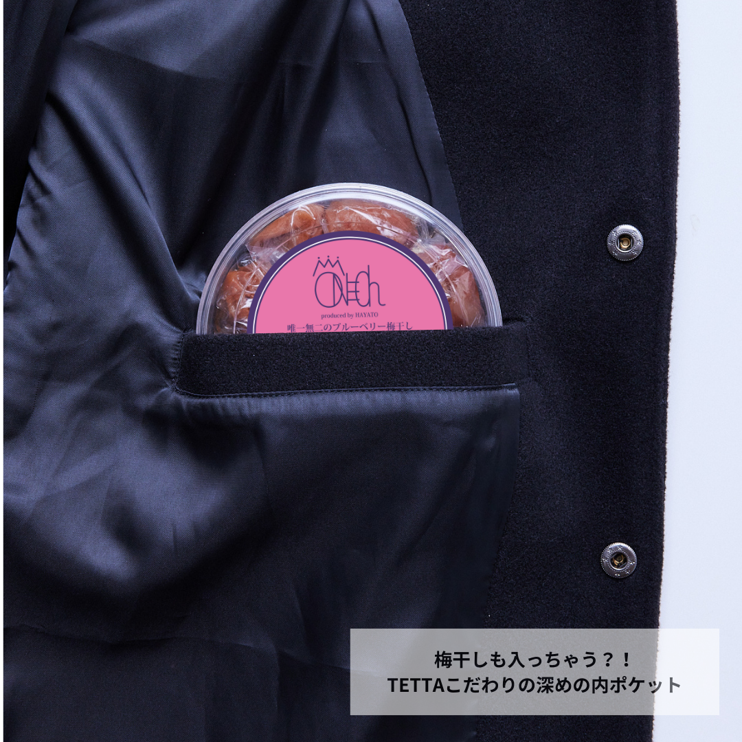 TETTA Original Stadium Jacket – ワンちゃん OFFICIAL SHOP TETTA Original Stadium Jacket – ワンちゃん OFFICIAL SHOP